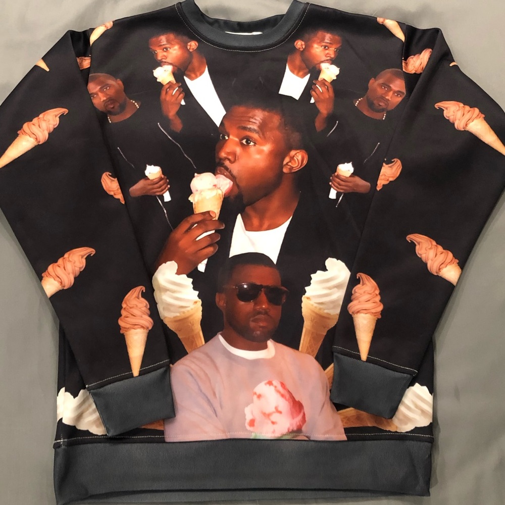 Kanye Ice-cream Sweater - Shelfies - Small